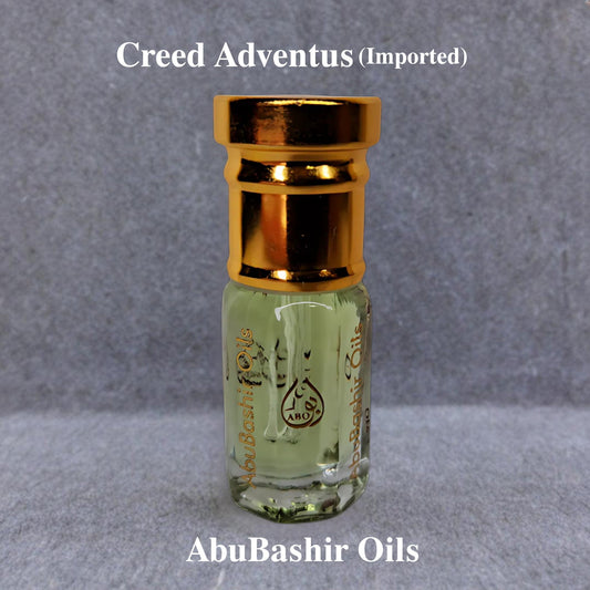 Creed Adventus Imported luxury fragrance oil by AbuBashir Oils with citrus, pineapple, blackcurrant, patchouli, jasmine, and amber notes