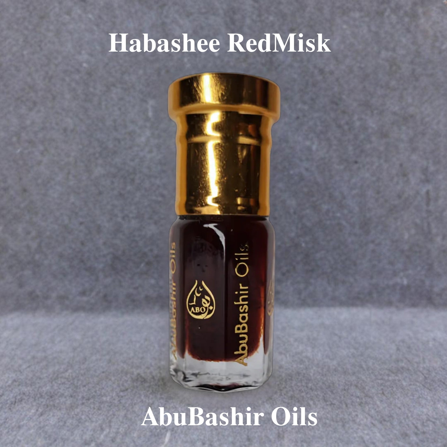 Habashee RedMisk Ethiopian red musk fragrance oil by AbuBashir Oils with amber and citrus notes