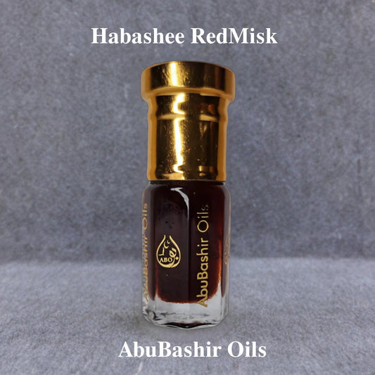 Habashee RedMisk Ethiopian red musk fragrance oil by AbuBashir Oils with amber and citrus notes